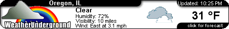 Click for Oregon, Illinois Forecast